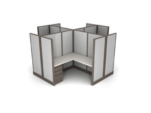 Buy new 5x5 4pack cluster by KUL at Office Furniture Outlet - Orlando