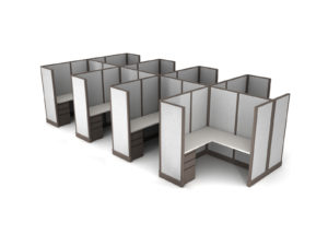 Buy new 5x5 8pack cluster by KUL at Office Furniture Outlet - Orlando