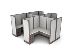 Buy new 6x6 4pack cluster by KUL at Office Furniture Outlet - Orlando