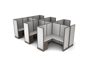 Buy new 6x6 6pack cluster by KUL at Office Furniture Outlet - Orlando